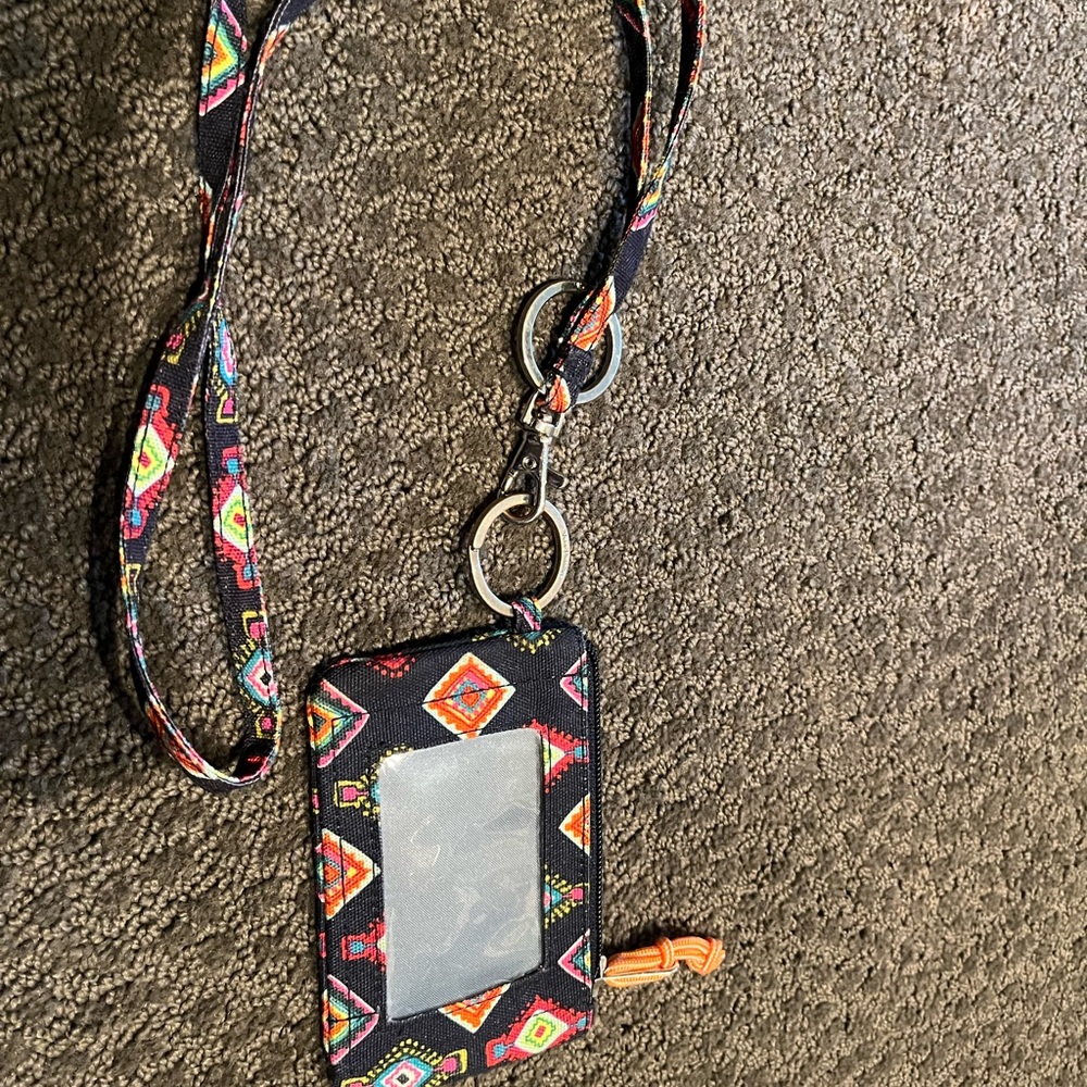 Vera Bradley ID lanyard